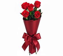 Букет 5 Красных роз Эдлесс Лав в Новоалександровске