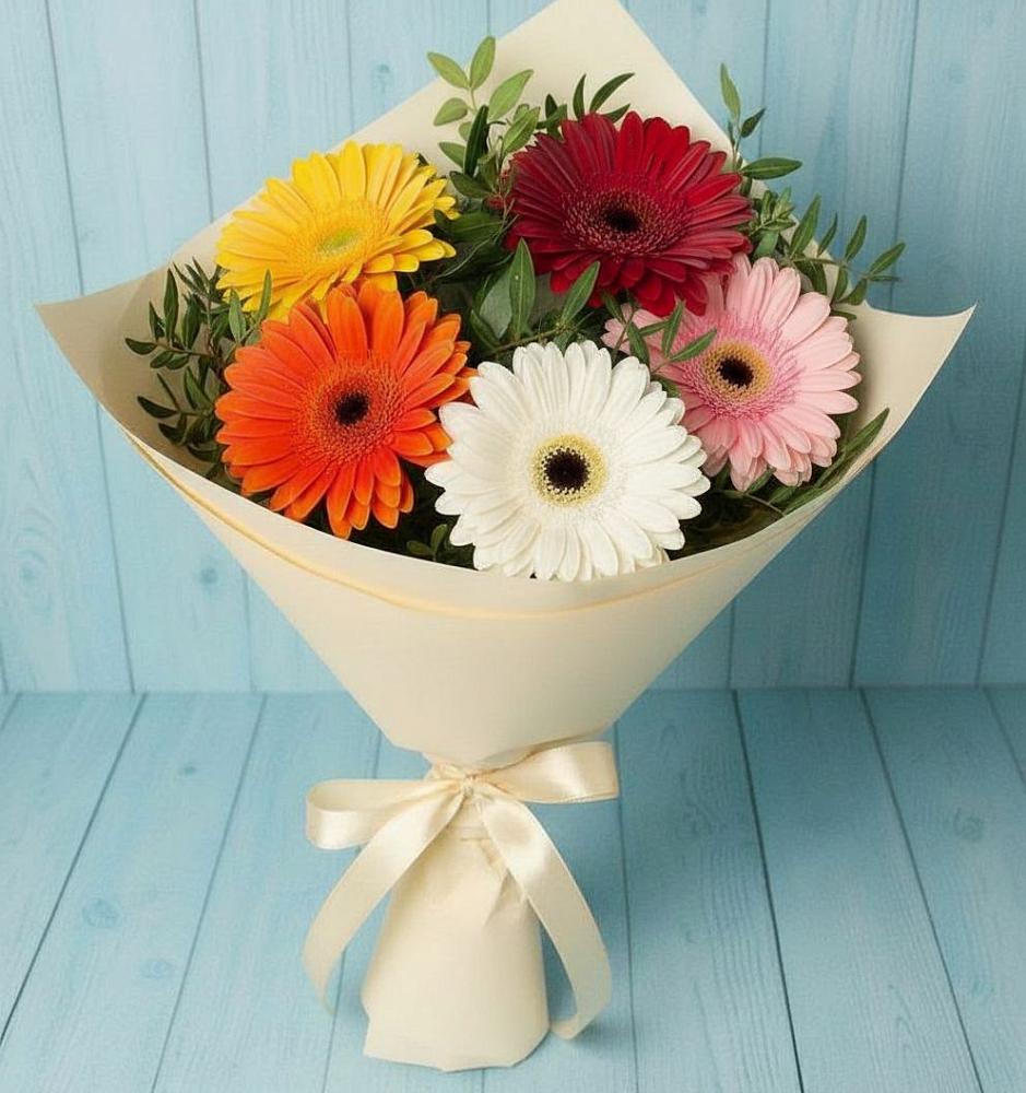 Букет цветов из: Герберы в Новоалександровске