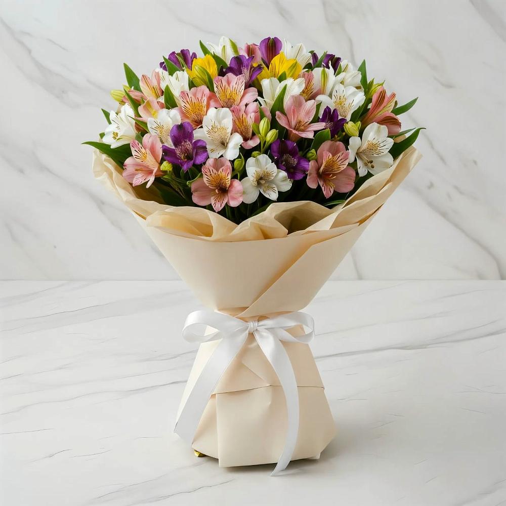 Букет цветов из: Альстромерии в Новоалександровске