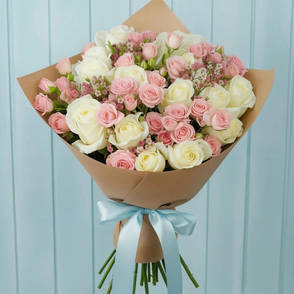 Букет цветов из: Розы в Новоалександровске