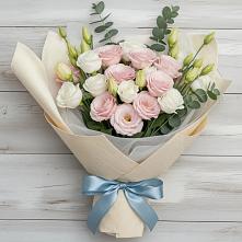 Букет цветов из:  Лизиантусы в Новоалександровске