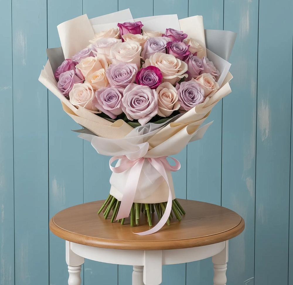 Букет цветов из: Розы в Новоалександровске