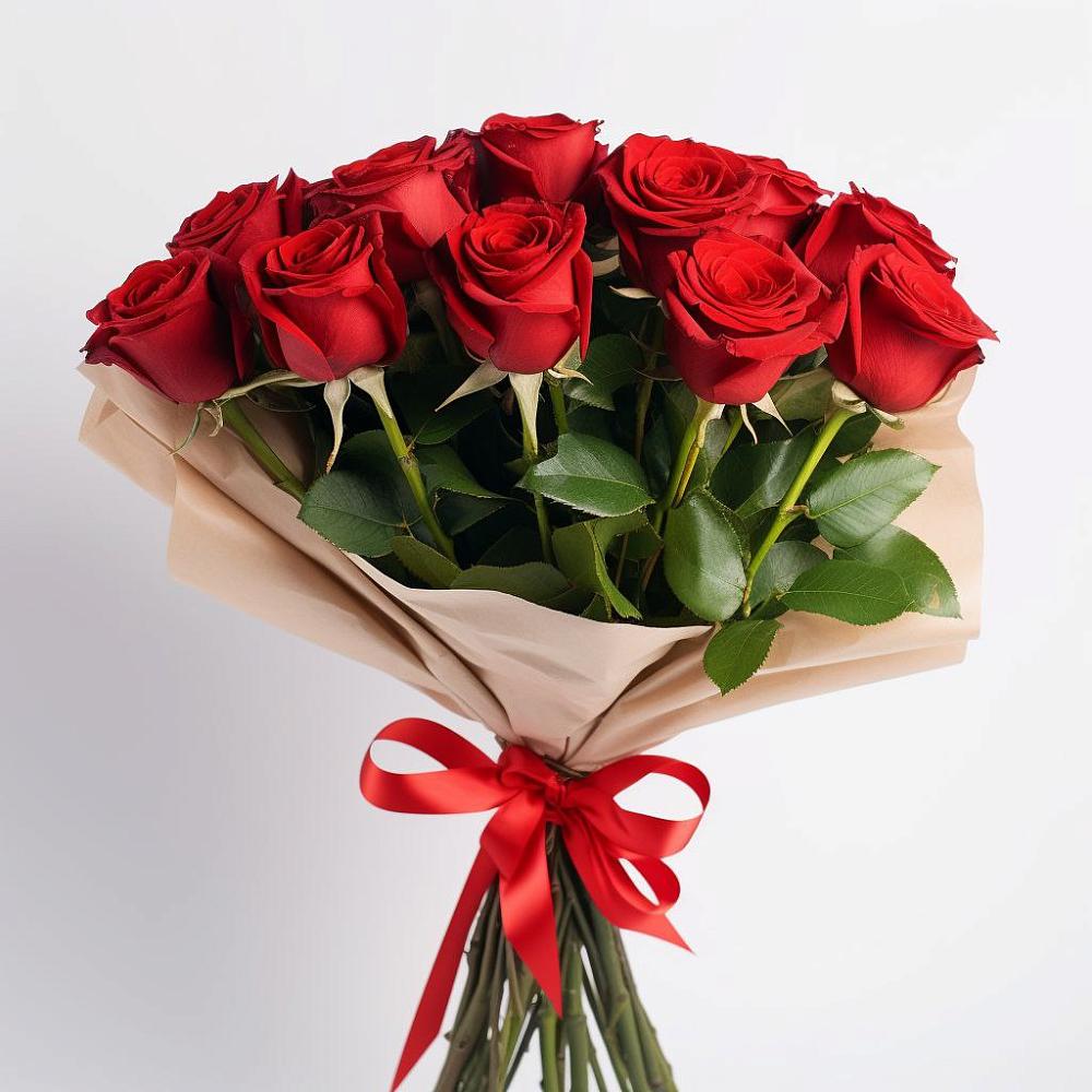 Букет 11 Красных роз Эдлесс Лав в Новоалександровске