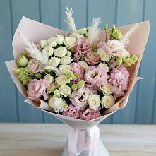 Букет цветов из:  Альстромерии и Розы в Новоалександровске